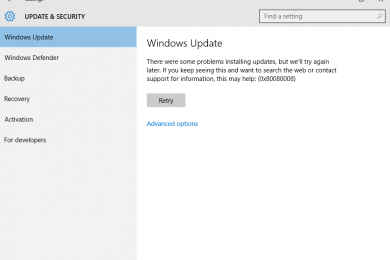 Windows 10 Update Error 0x80080008 1