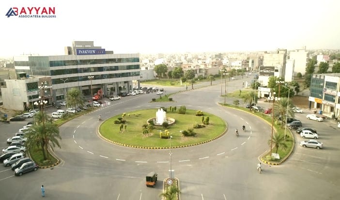 Figure 1. Park View City Lahore First Round About