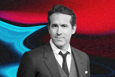 Ryan Reynolds and the Nuvei Payments logo.